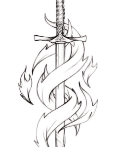 Sword Coloring Pages Printable for Free Download