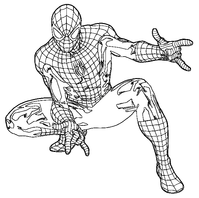 spiderman motorcycle coloring pages  Spiderman coloring, Superhero  coloring pages, Cartoon coloring pages