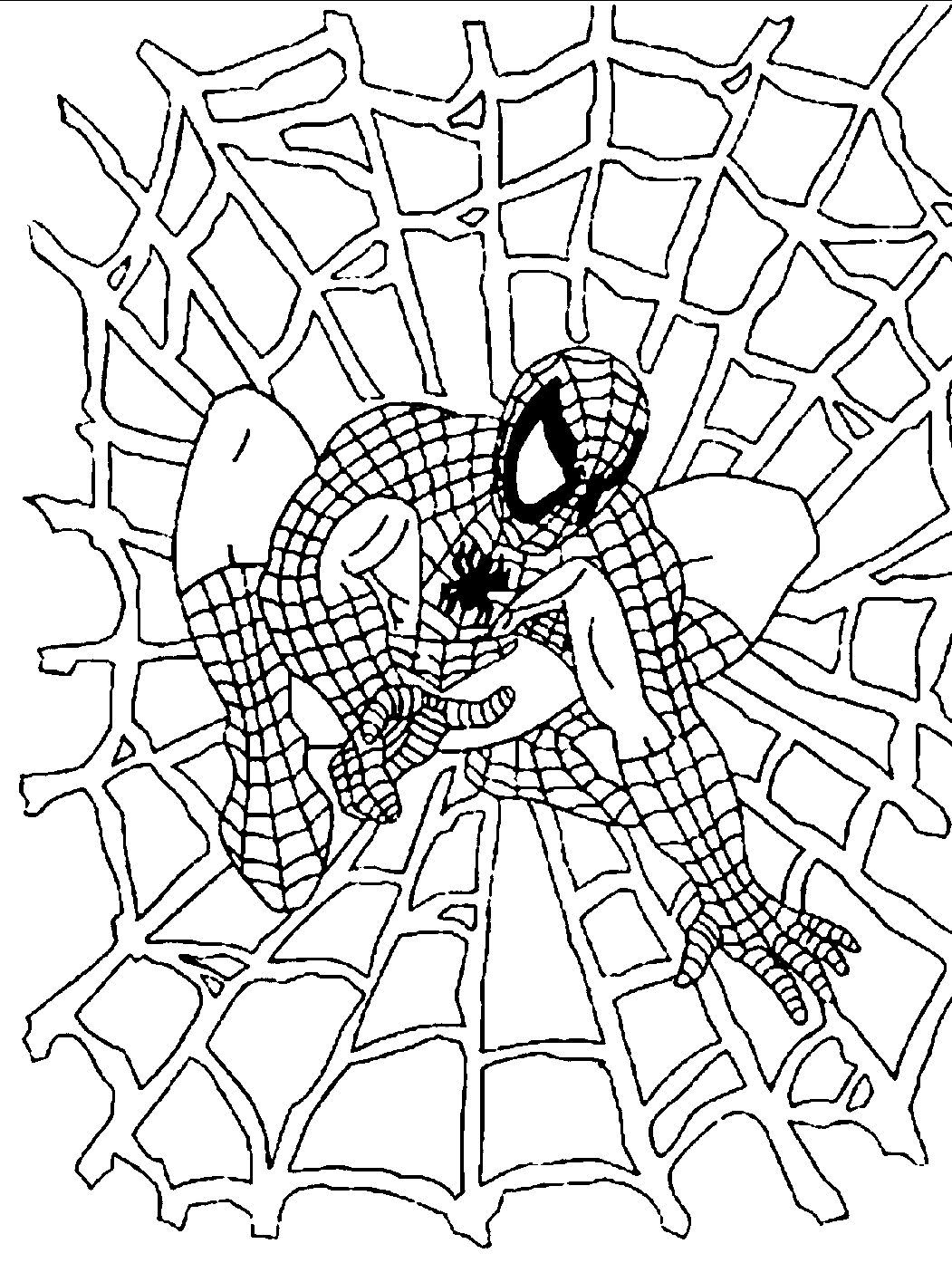 spiderman lizard coloring page