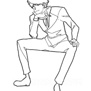 Cowboy Bebop Coloring Pages Printable for Free Download