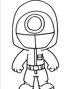 Squid Game Coloring Pages Printable for Free Download