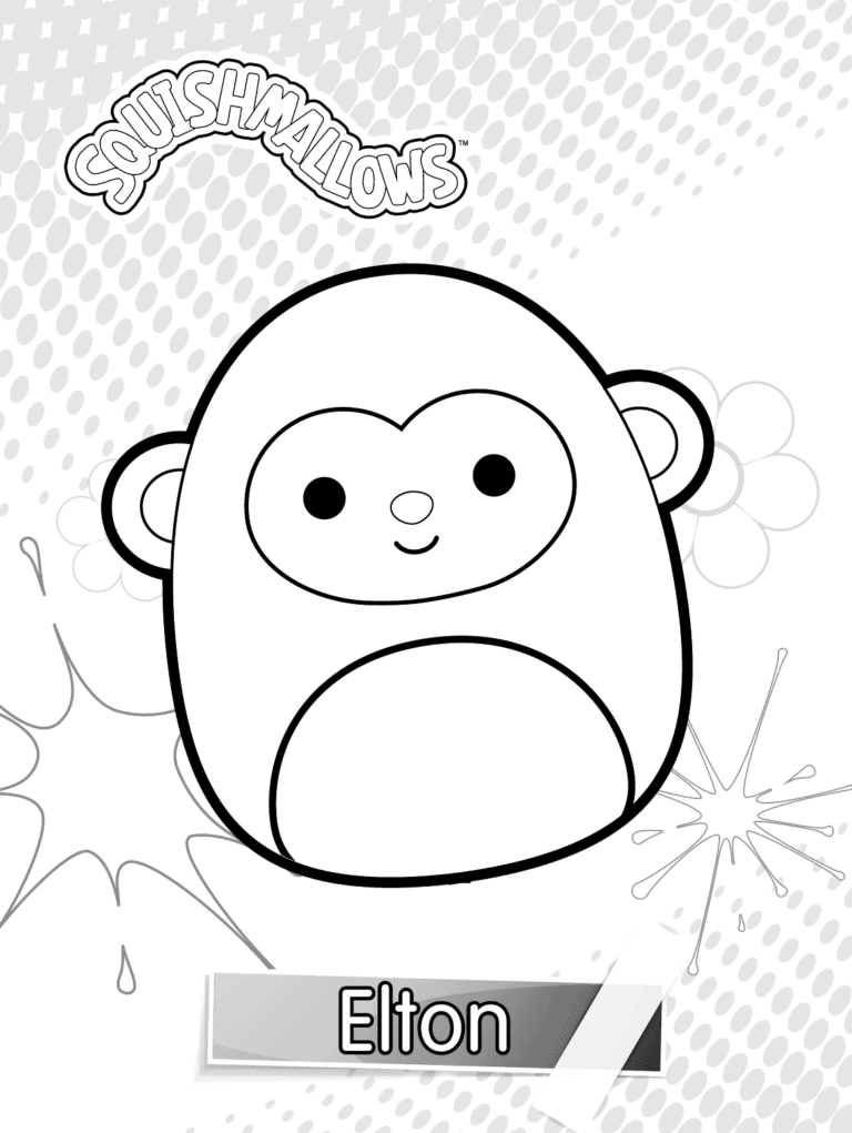 Squishmallow Coloring Pages Printable for Free Download