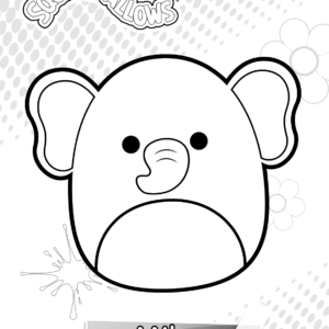 Squishmallow Coloring Pages Printable for Free Download