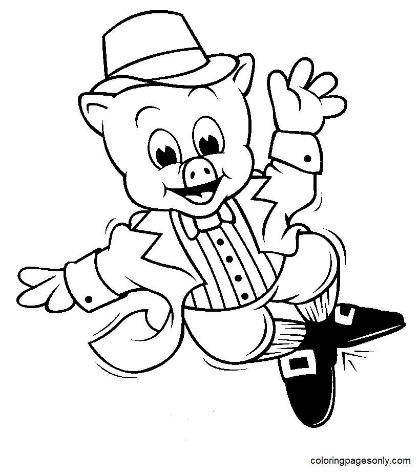 Piggly Wiggly Coloring Pages Printable for Free Download