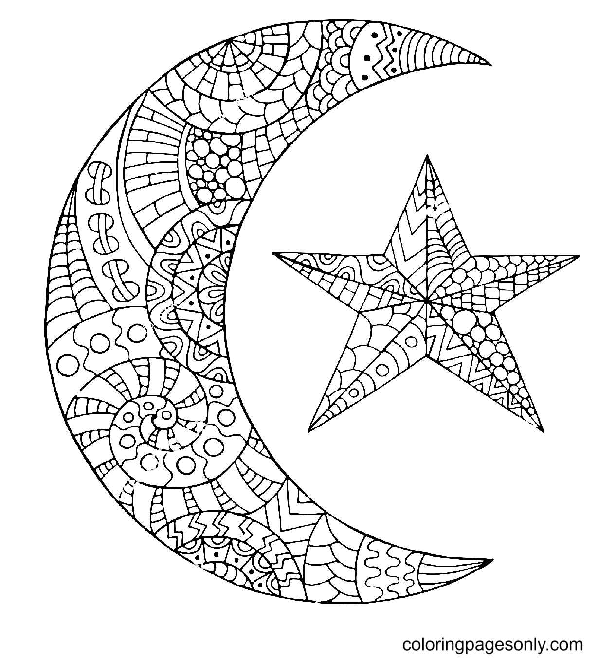 Star Coloring Pages Printable for Free Download