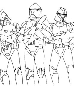 Star Wars Characters Coloring Pages Printable for Free Download