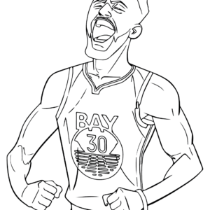 Stephen Curry Coloring Pages Printable for Free Download