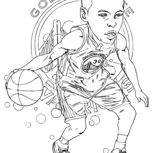 Cool Stephen Curry Coloring Pages Pdf - Coloringfolder.com  Stephen curry,  Sports coloring pages, Football coloring pages