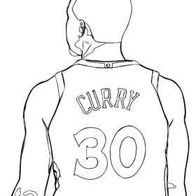 Stephen Curry Coloring Pages Printable for Free Download