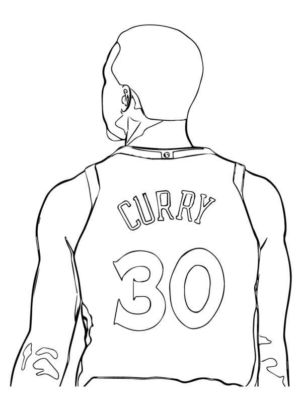 Stephen Curry Coloring Pages Printable for Free Download