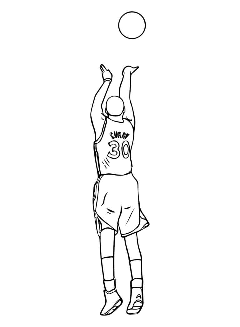 Stephen Curry Coloring Pages Printable for Free Download