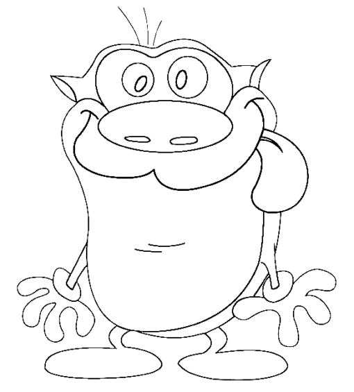 Ren and Stimpy Coloring Pages Printable for Free Download