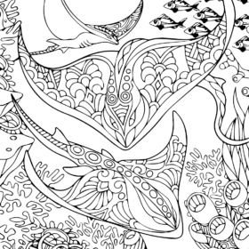 Stingray Coloring Pages Printable for Free Download