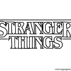 Stranger Things Coloring Pages Printable for Free Download