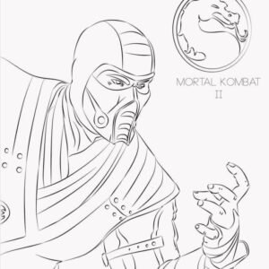 Mortal Kombat Coloring Pages Printable for Free Download