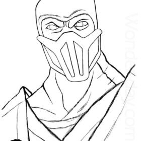 Mortal Kombat Coloring Pages Printable For Free Download