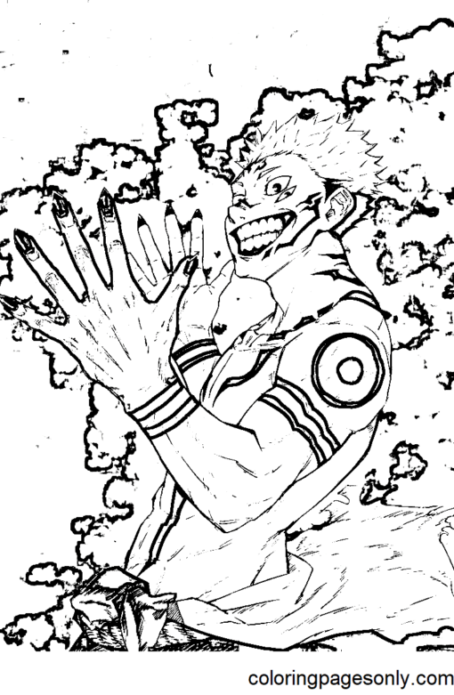 Jujutsu Kaisen Coloring Pages Printable for Free Download