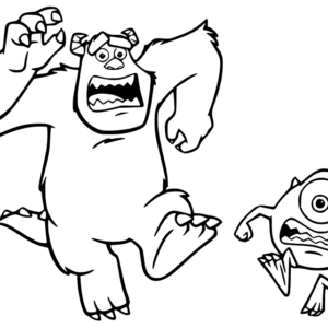 Monsters Inc. Coloring Pages (100% Free Printables)