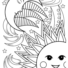 Sun Coloring Pages Printable for Free Download