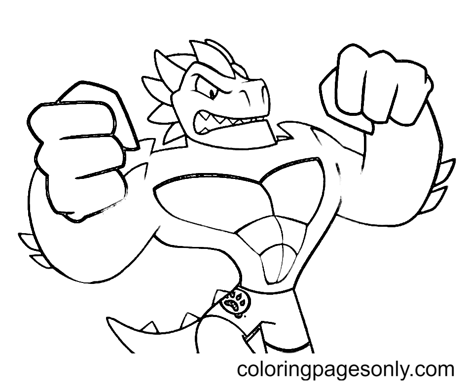 Goo Jit Zu Coloring Pages Printable For Free Download