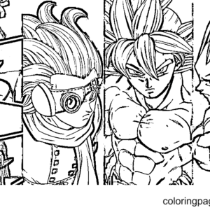 Dragon Ball Z Coloring Book: Anime Coloring Book for Adults, Teen and Kids  with High Quality Coloring Pages, Gift for Dragon Ball Fans (Paperback) 