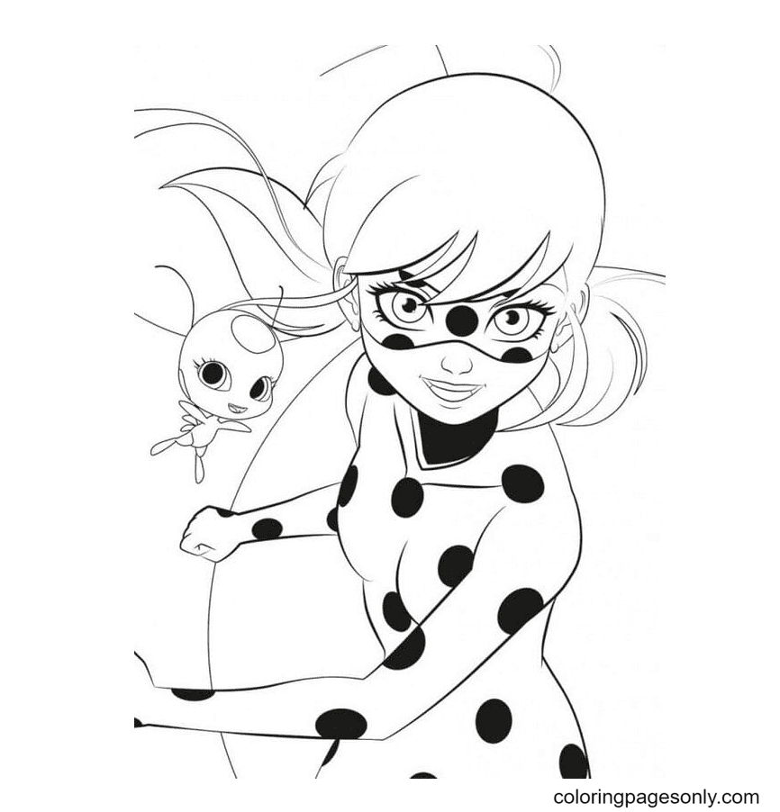 Ladybug e Cat Noir 03 – Imagens para Colorir