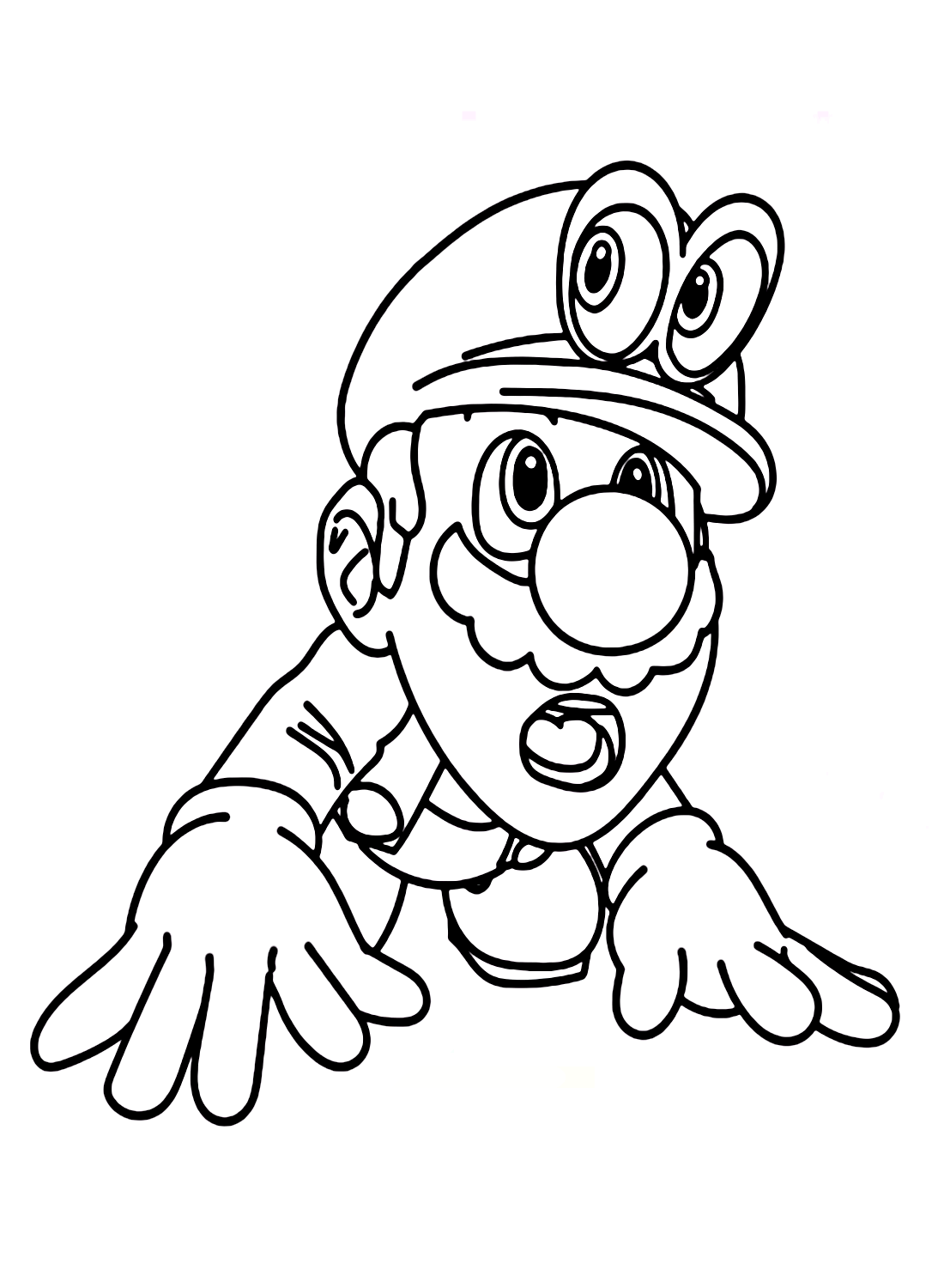 Super Mario Odyssey Coloring Pages Printable for Free Download