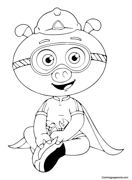 Super Why Coloring Pages Printable for Free Download