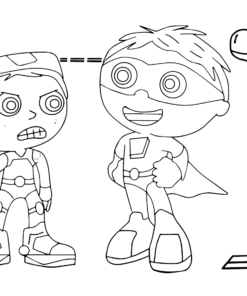 Super Why Coloring Pages Printable for Free Download