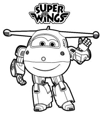 Super Wings Coloring Pages Printable for Free Download