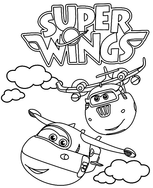 Super Wings Coloring Pages Printable for Free Download