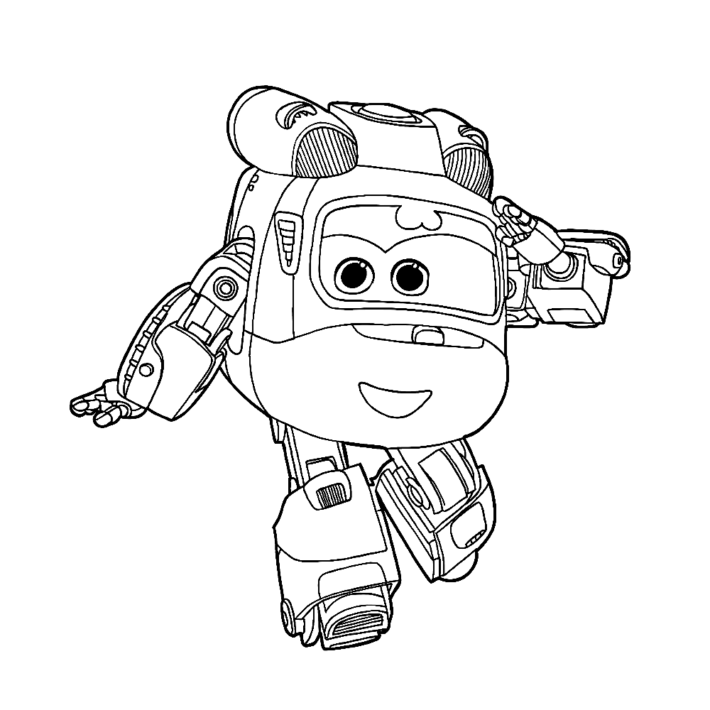 Super Wings Coloring Pages Printable for Free Download