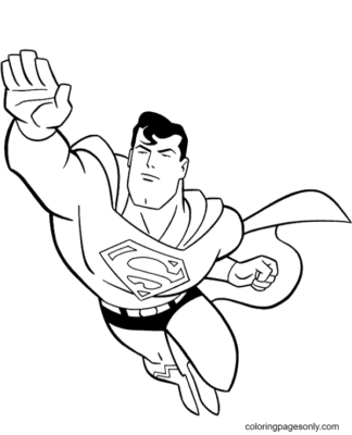 Superman Coloring Pages Printable for Free Download