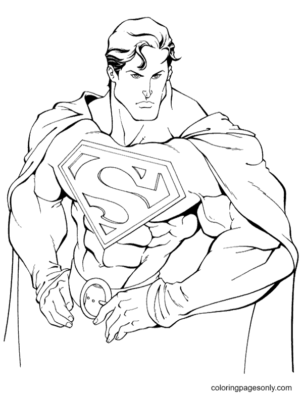 Superman Coloring Pages Printable for Free Download