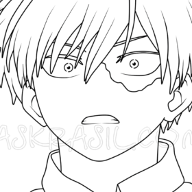 Todoroki Coloring Pages Printable for Free Download