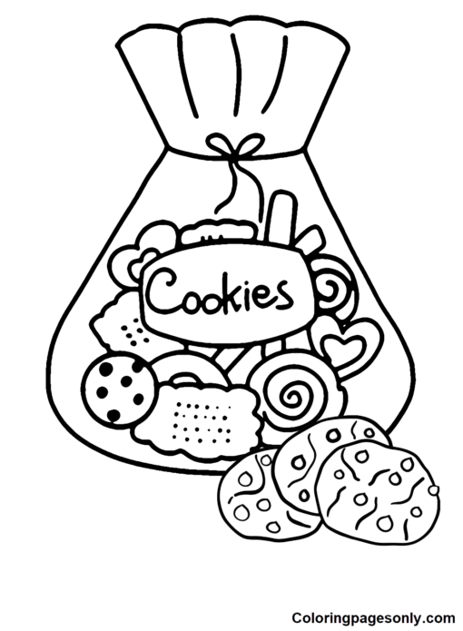 Cookie Coloring Pages Printable for Free Download