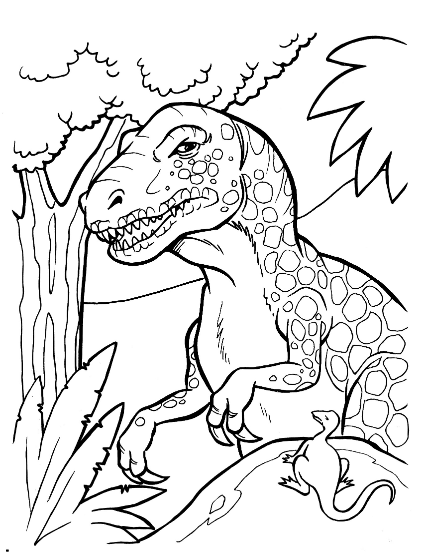 Tyrannosaurus Coloring Pages Printable for Free Download