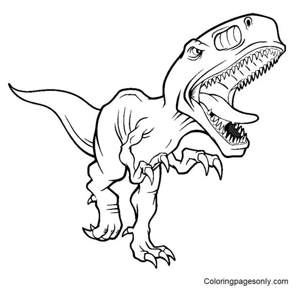 Tyrannosaurus Rex Coloring Pages Printable for Free Download