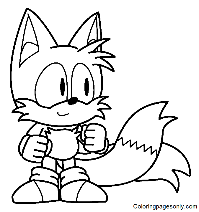 Tails Exe Coloring Pages