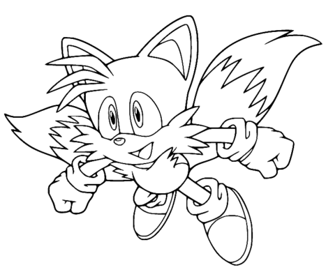 Tails Coloring Pages Printable for Free Download