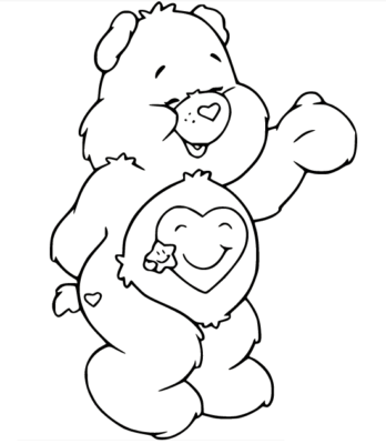 Care Bears Coloring Pages Printable for Free Download