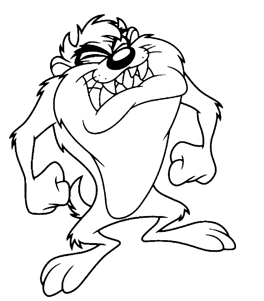 Looney Tunes Characters Coloring Pages Printable for Free Download