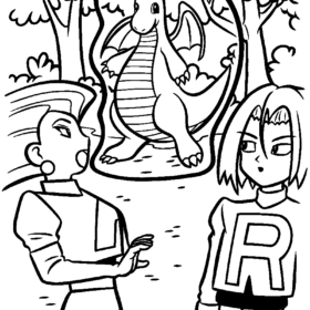 Team Rocket Coloring Pages Printable for Free Download