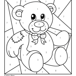 Color by Number Coloring Pages Printable for Free Download