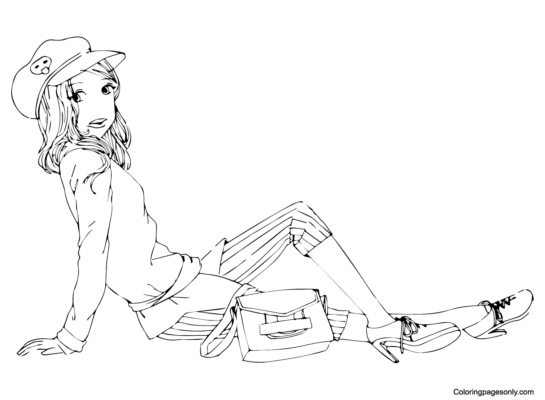 Teenage Girls Coloring Pages Printable for Free Download