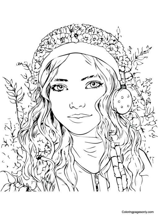 Teenage Girls Coloring Pages Printable for Free Download