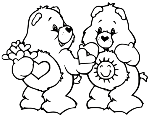 Care Bears Coloring Pages Printable for Free Download