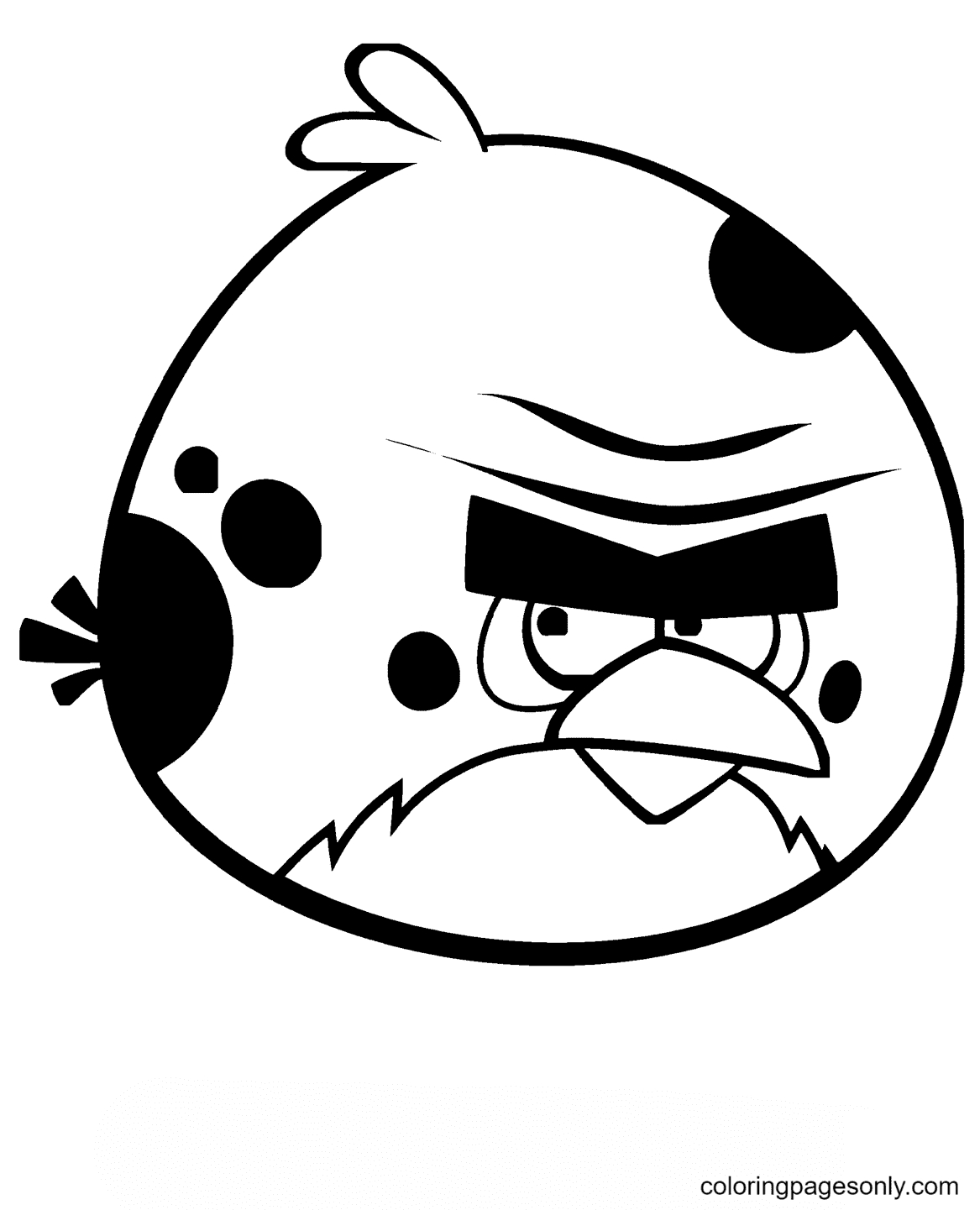 free angry birds coloring pages to print