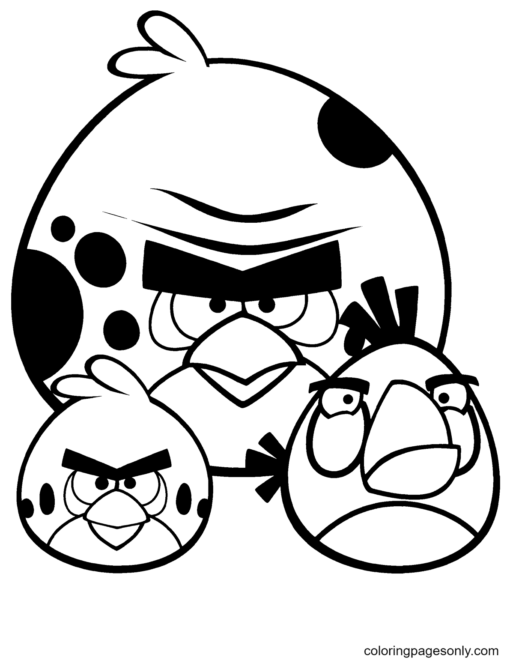 Angry Birds Coloring Pages Printable for Free Download