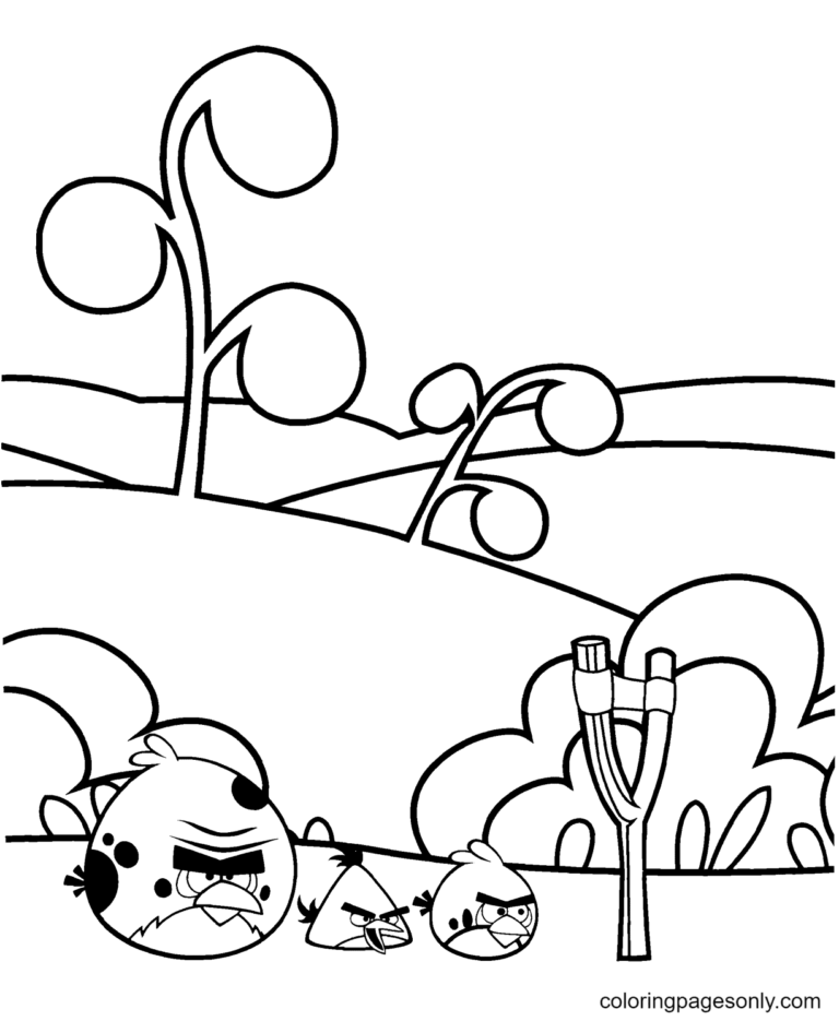 Angry Birds Coloring Pages Printable for Free Download